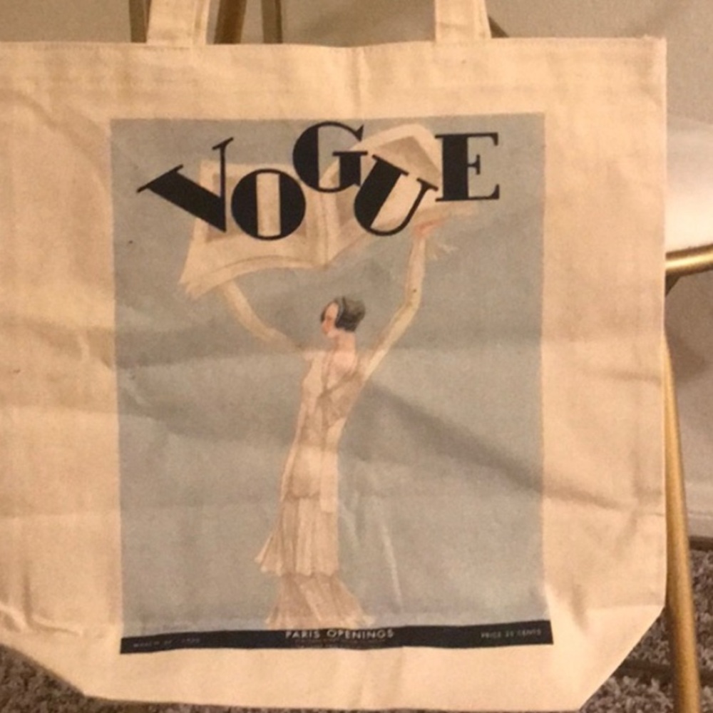 VOGUE Magazine shopper canvas tote  bag - Picture 11 of 11